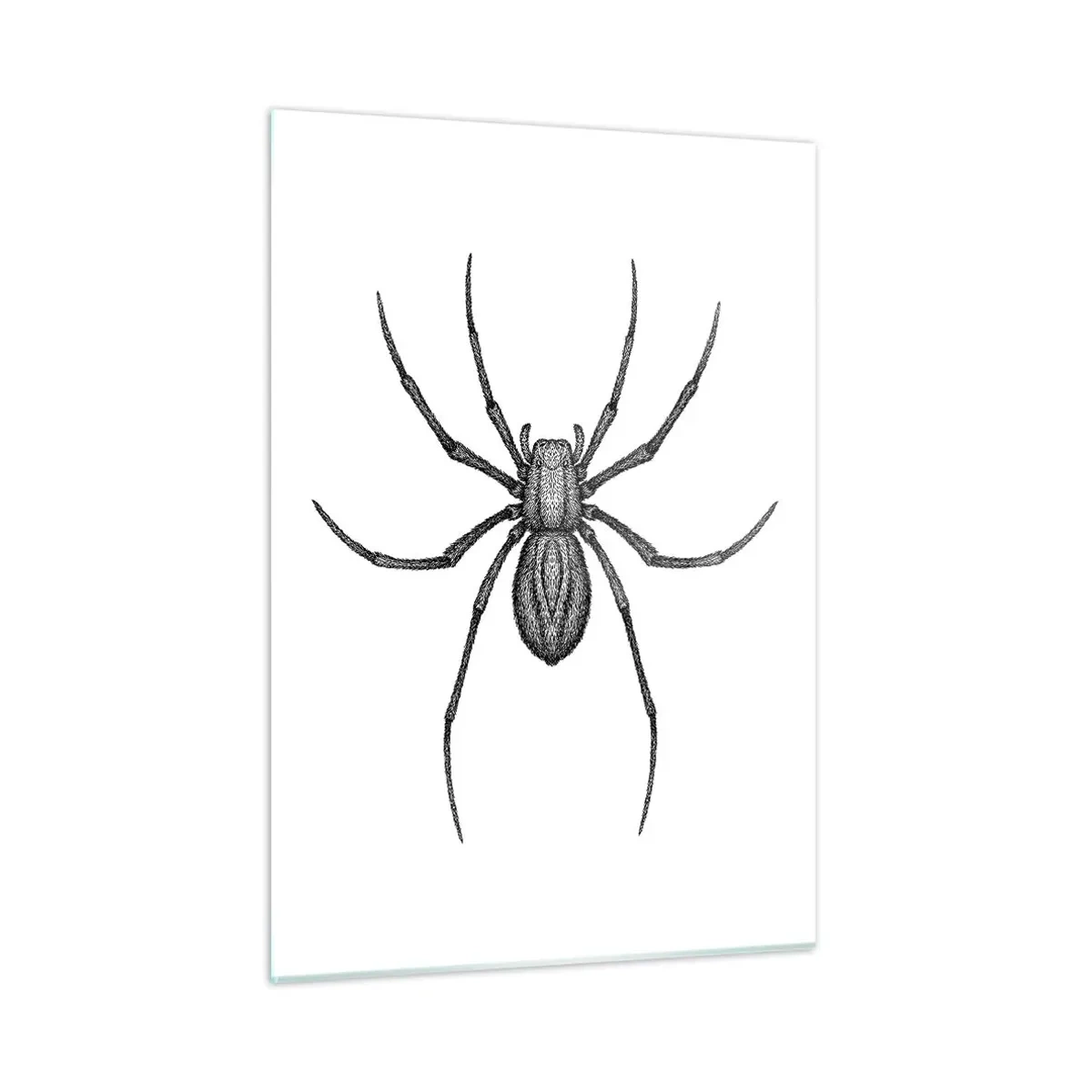 Schilderen op glas - Verontrustende precisie - 50x70 cm