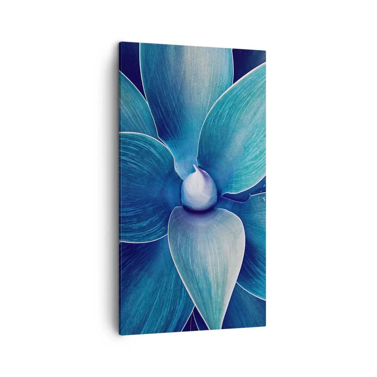 Schilderen op canvas - Blauw uit de lucht - 45x80 cm