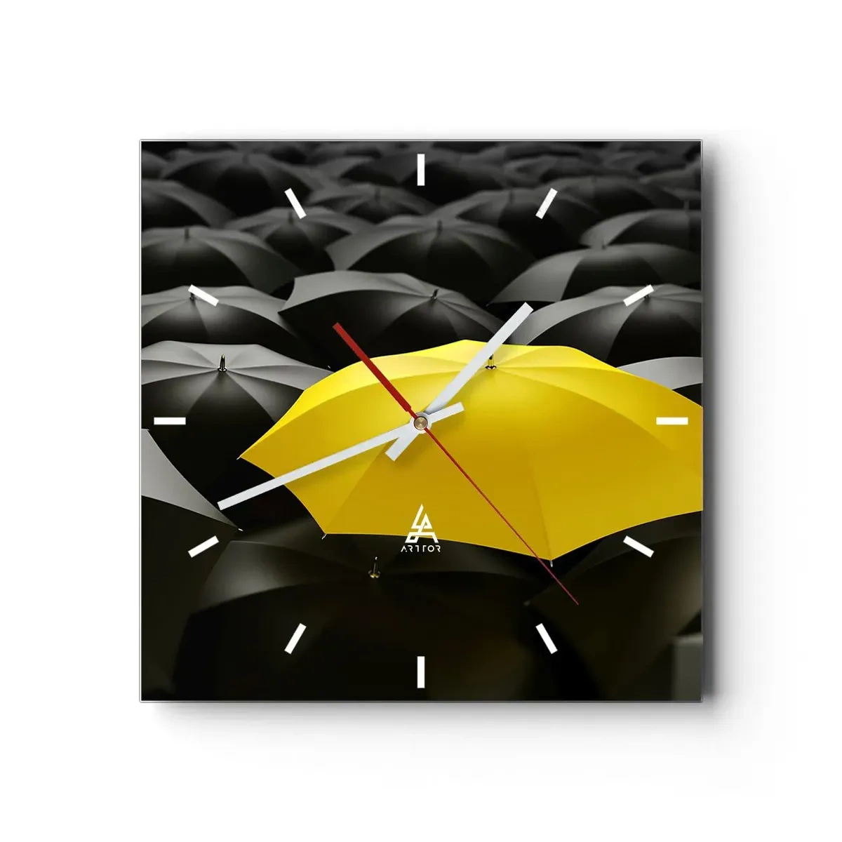 Wandklok - Klok - Vaarwel verdriet - 30x30 cm
