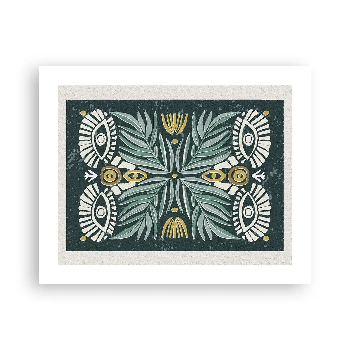 Poster - Als een volksuitsnede - 50x40 cm