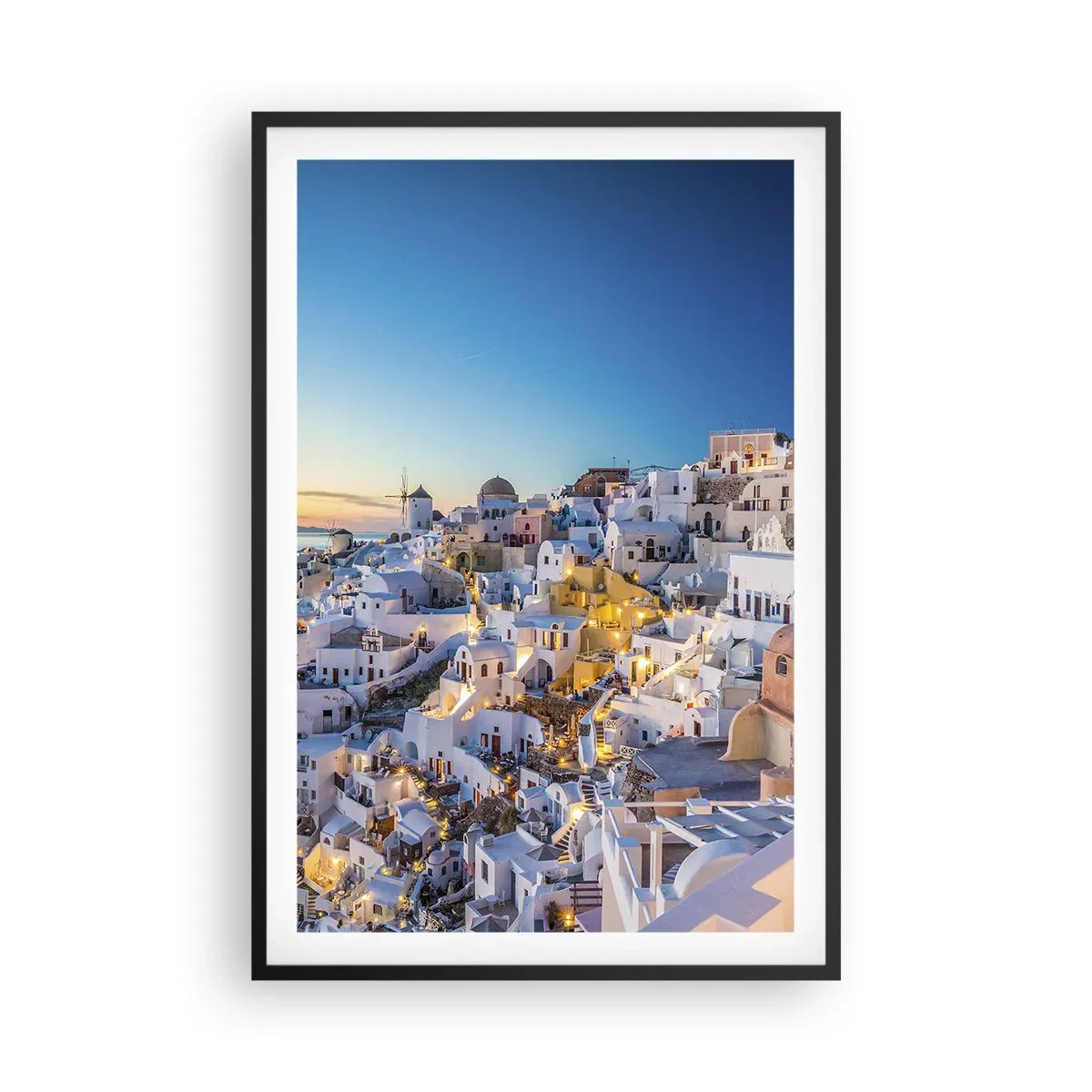 Poster in een zwarte lijst - De essentie van Grieksheid - 61x91 cm