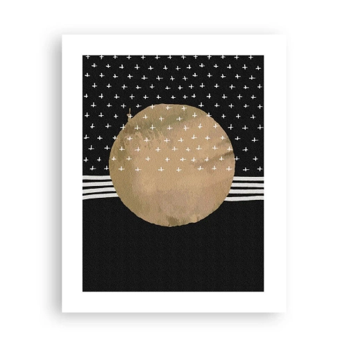Poster - Samenstelling: galaxy-vlag - 40x50 cm