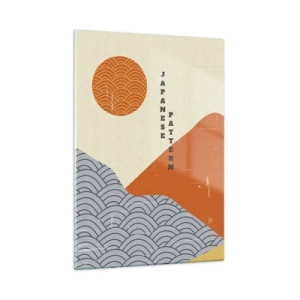 Schilderen op glas - In de Japanse spirit - 50x70 cm