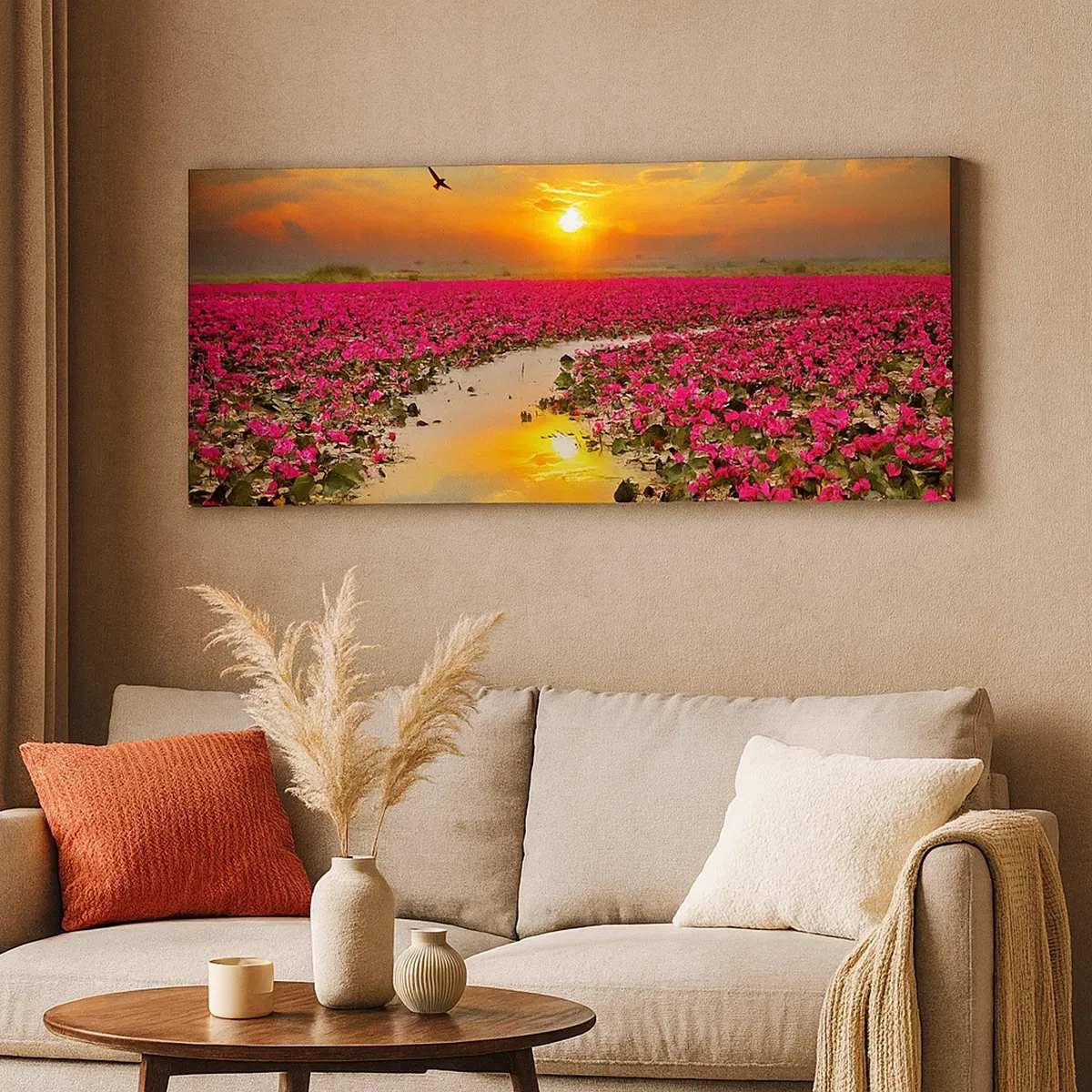 Schilderen op canvas - Het geheime leven van het meer - 30x30 cm