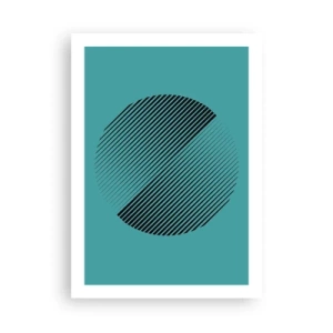 Poster - Cirkel – een geometrische variatie - 50x70 cm