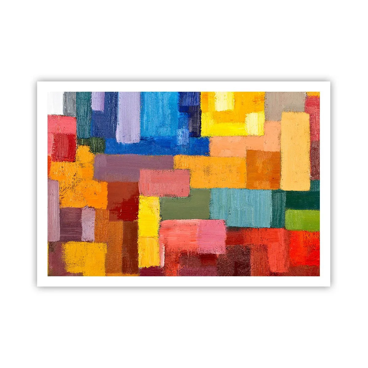 Poster - Elk is anders, allemaal kleurrijk - 100x70 cm