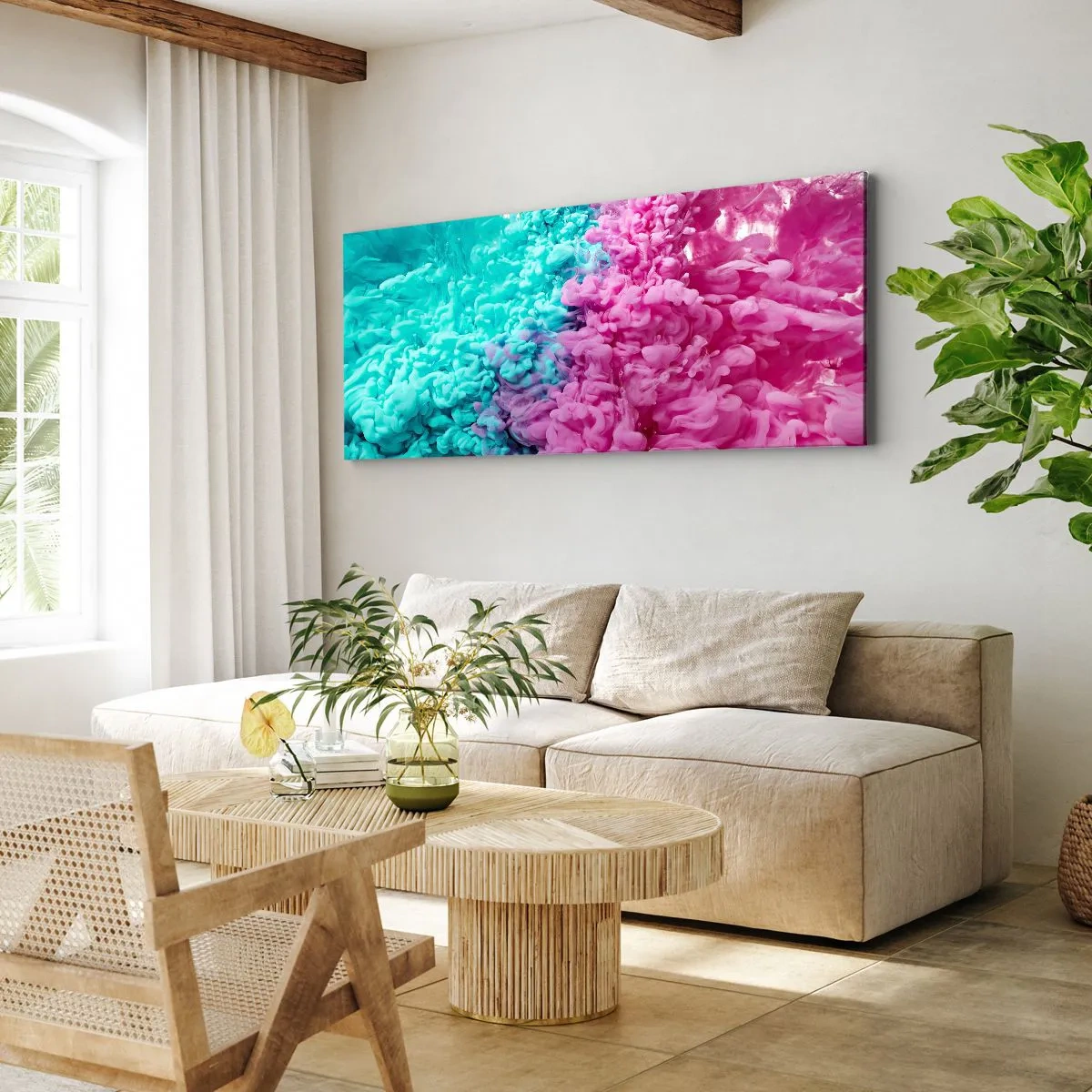 Schilderen op canvas - Laatst gevecht - 100x40 cm