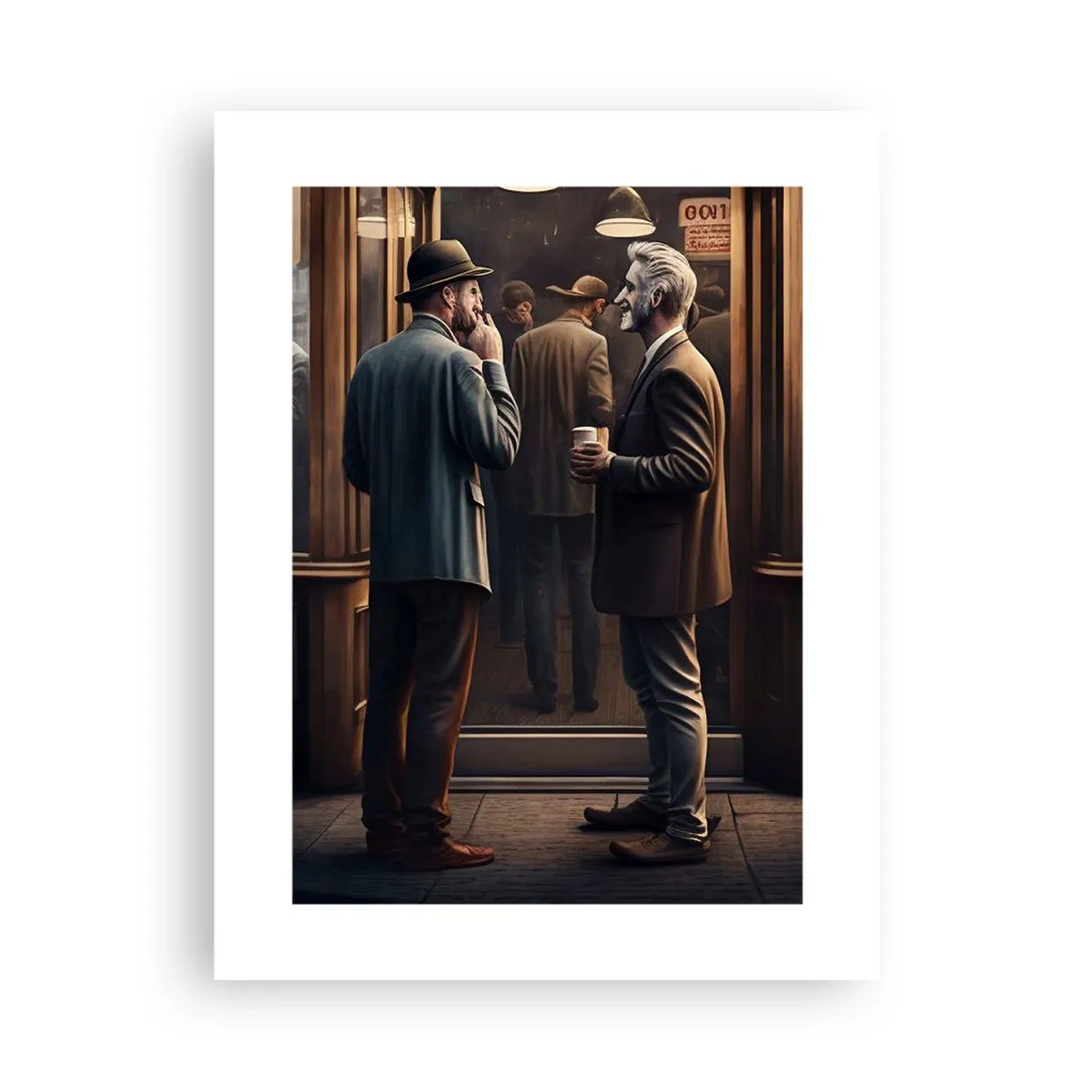 Poster - Een goed moment van de dag - 30x40 cm