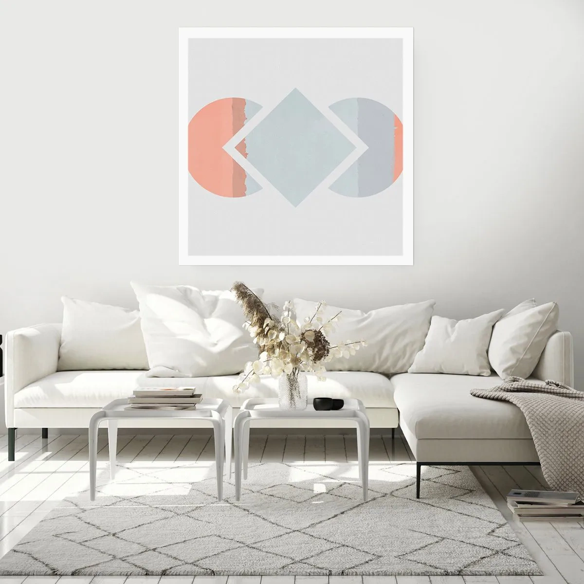 Poster - De situatie is duidelijk - 60x60 cm