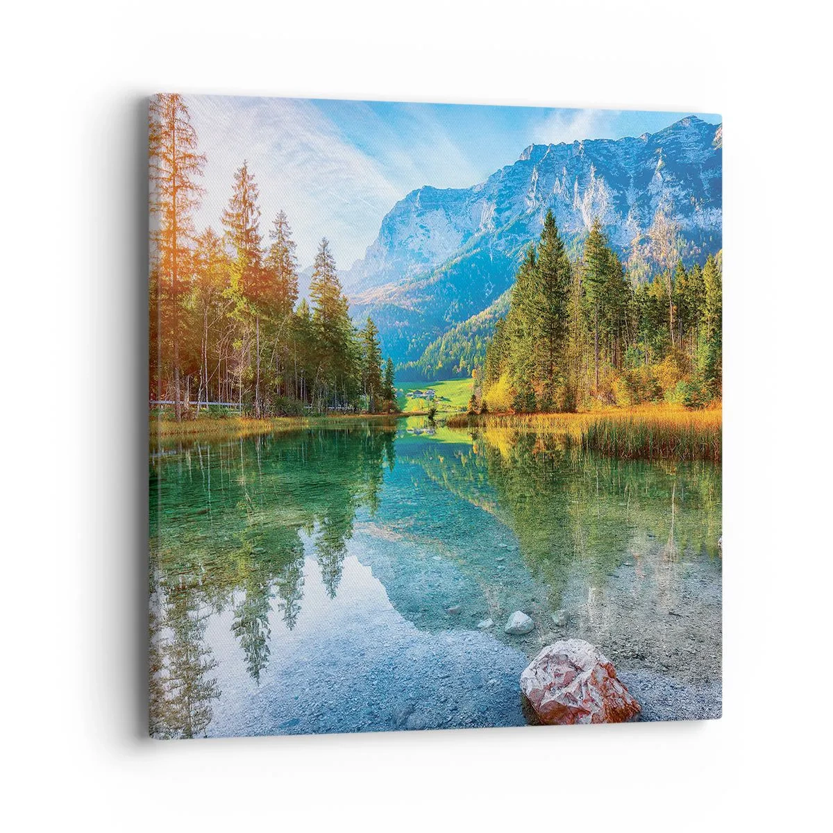 Schilderen op canvas - De zachtheid van de herfst - 40x40 cm