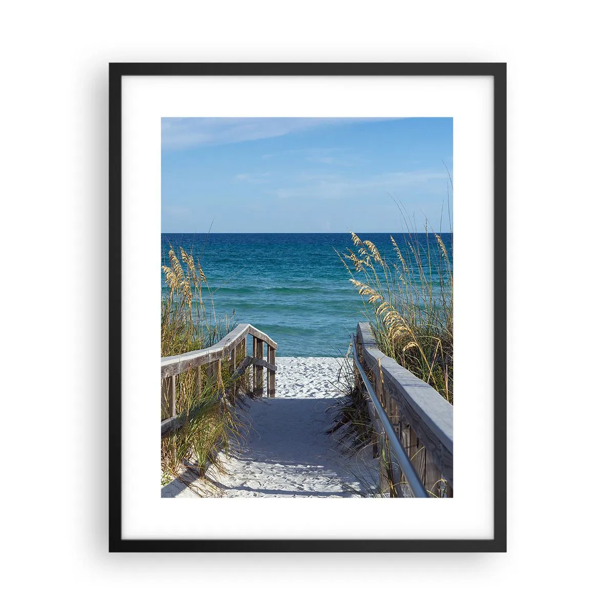Poster in een zwarte lijst - In de zon, in de wind - 40x50 cm