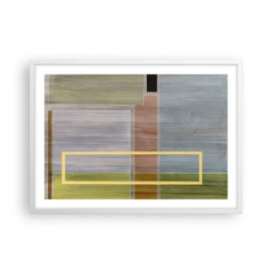 Poster in een witte lijst - Eenvoudig en rustig - 70x50 cm