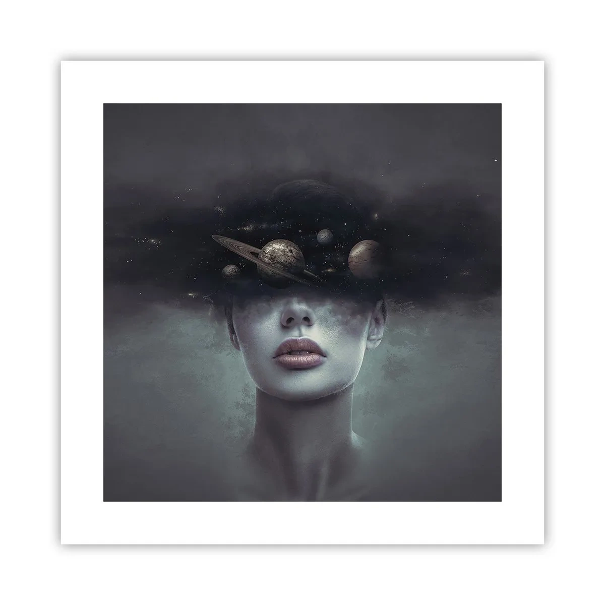 Poster - En de planeten worden gek... - 40x40 cm