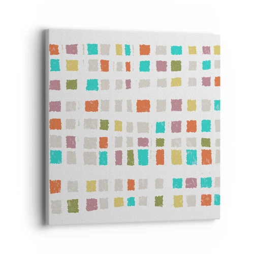 Schilderen op canvas - Onbekend spel - 40x40 cm