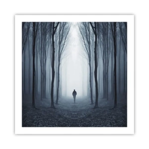 Poster - En alles is eenvoudig en duidelijk - 60x60 cm