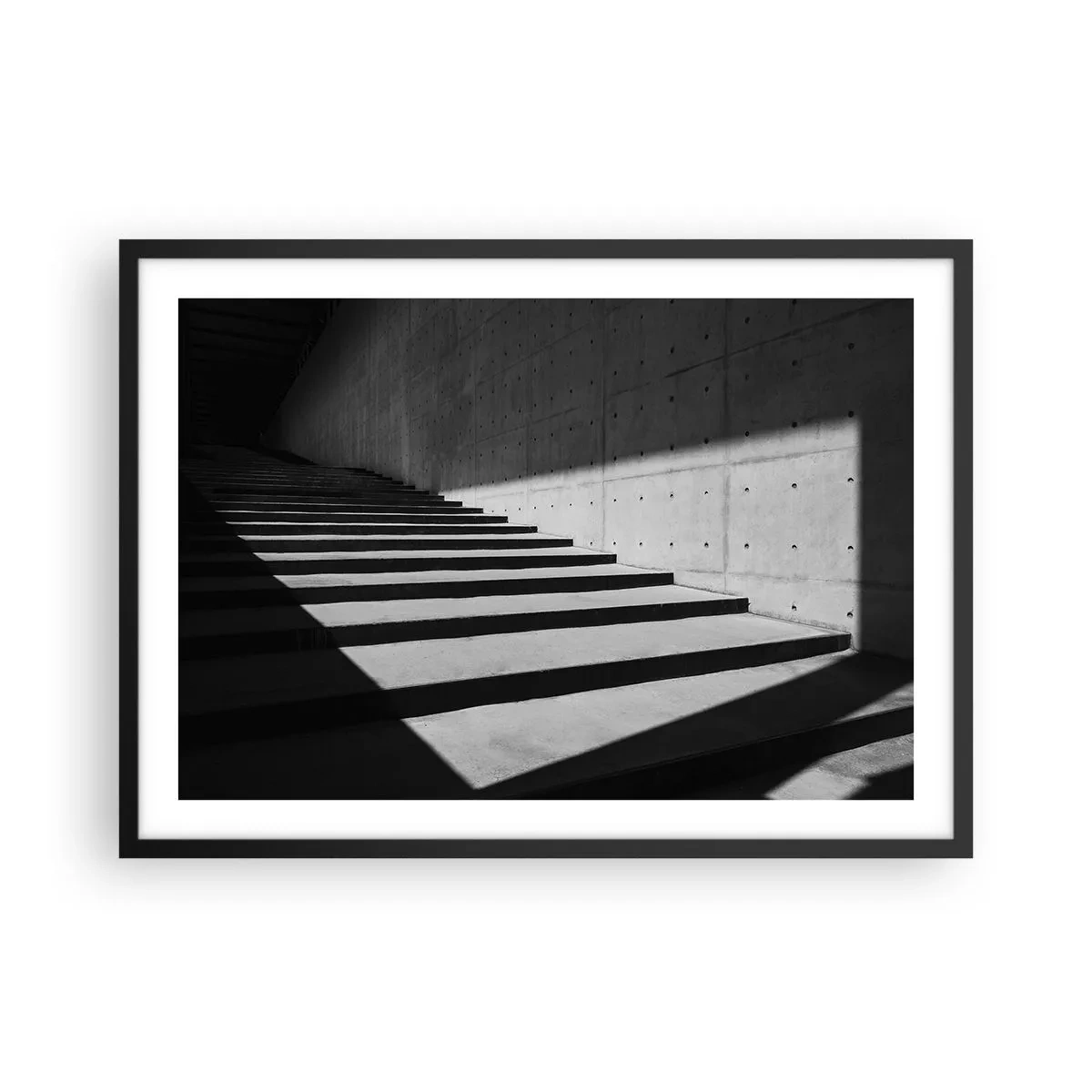 Poster in een zwarte lijst - De rauwe schoonheid van het modernisme - 70x50 cm