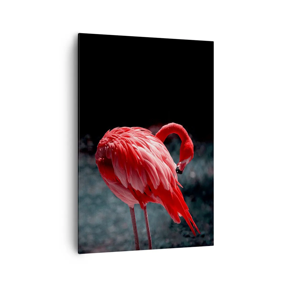 Schilderen op canvas - Een karmozijnrood gedicht van de natuur - 70x100 cm