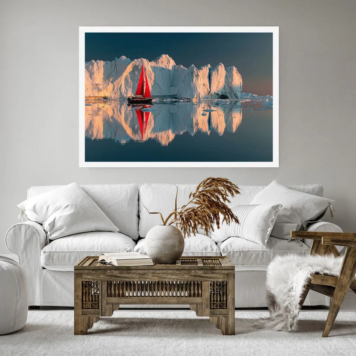 Poster - Aan de rand van de wereld - 50x40 cm