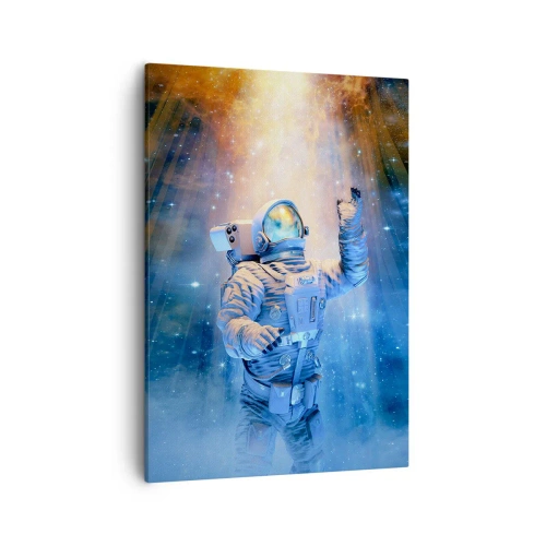 Schilderen op canvas - Eindelijk aan het einde - 50x70 cm