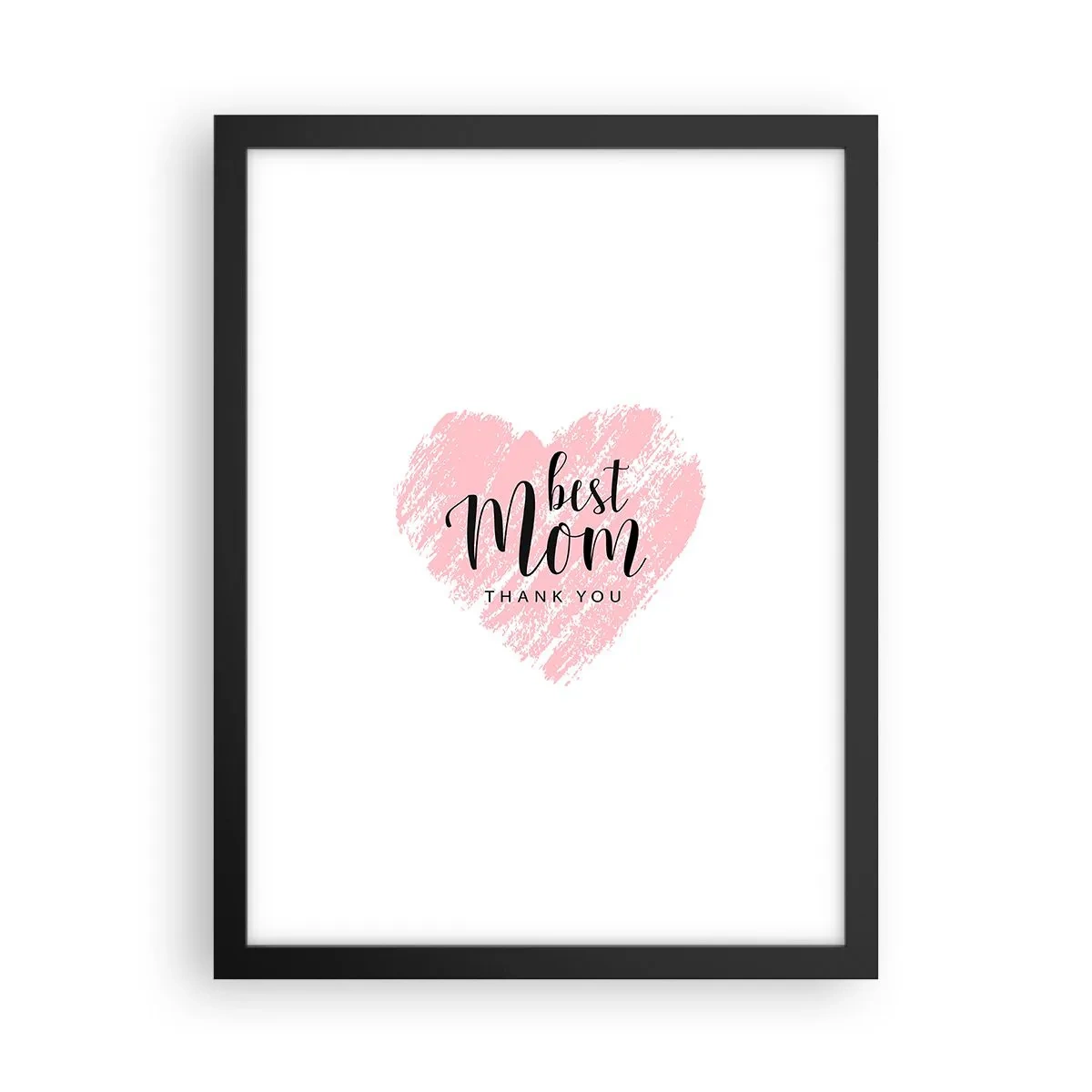 Poster in een zwarte lijst - Altijd het juiste moment - 30x40 cm