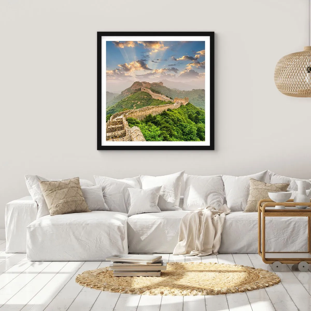 Poster in een zwarte lijst - Eeuwige grootheid - 50x50 cm