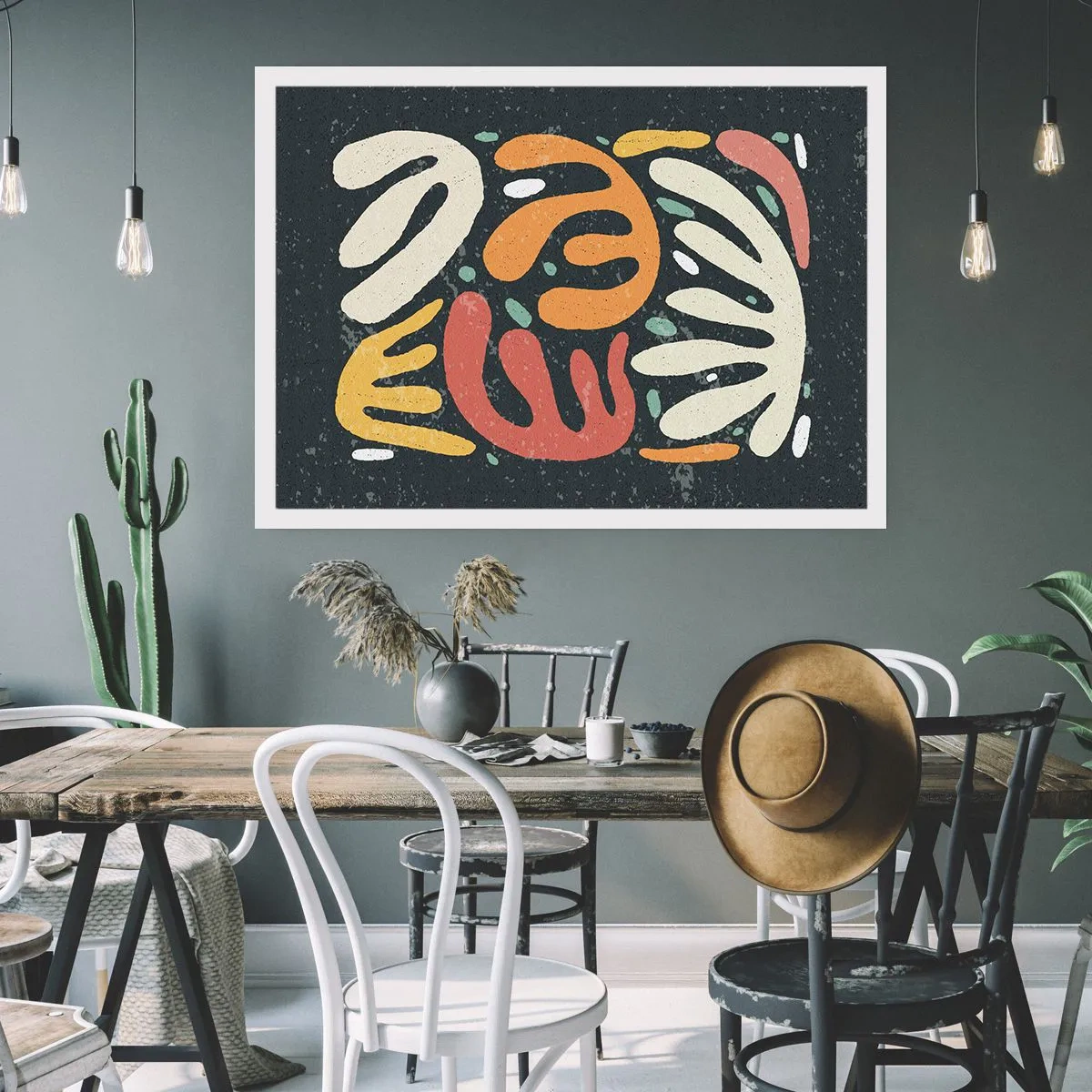 Poster - Compositie – ik sta op het punt je te pakken te krijgen - 40x30 cm