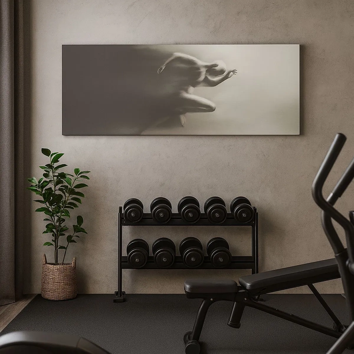 Schilderen op canvas - Niet te stopen - 100x40 cm