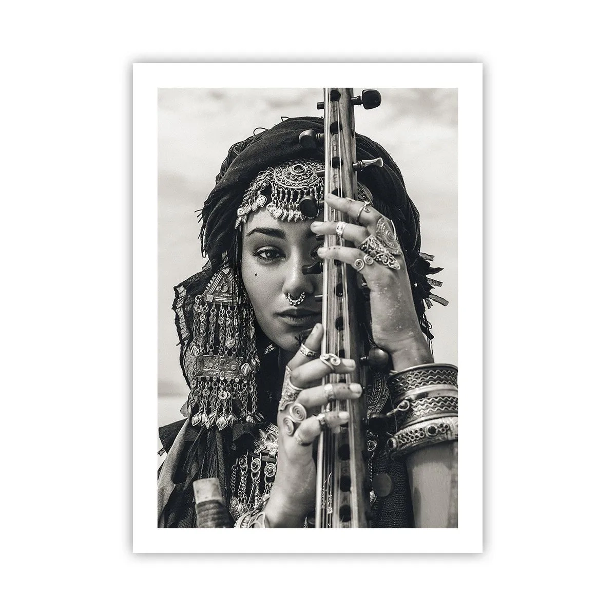 Poster - De muziek van het Oosten zelf - 50x70 cm