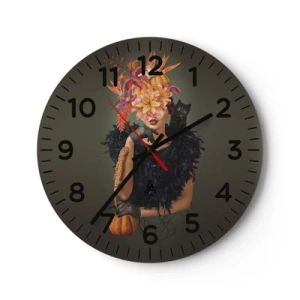 Wandklok - Klok - De spreuk van een heks - 30x30 cm
