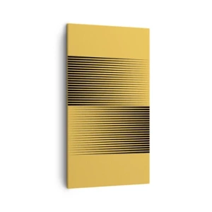 Schilderen op canvas - Vierkant van tegenpolen - 45x80 cm