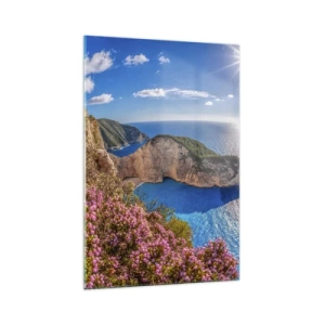 Schilderen op glas - Mijn geweldige Griekse vakantie - 70x100 cm