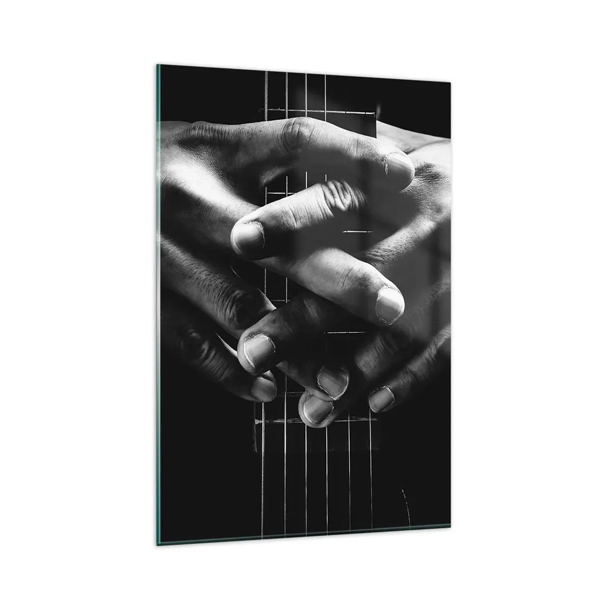 Schilderen op glas - Gebed van de kunstenaar - 80x120 cm