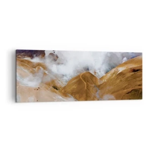 Schilderen op canvas - De rauwe schoonheid van IJsland - 140x50 cm