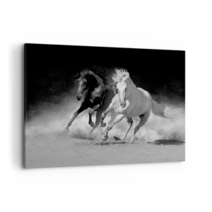 Schilderen op canvas - Vrijheidsgalop - 100x70 cm