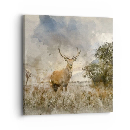 Schilderen op canvas - Waardigheid - kracht - waardigheid - 40x40 cm