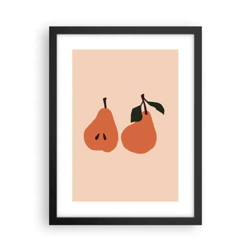Poster in een zwarte lijst - Zoetheid zelf - 30x40 cm
