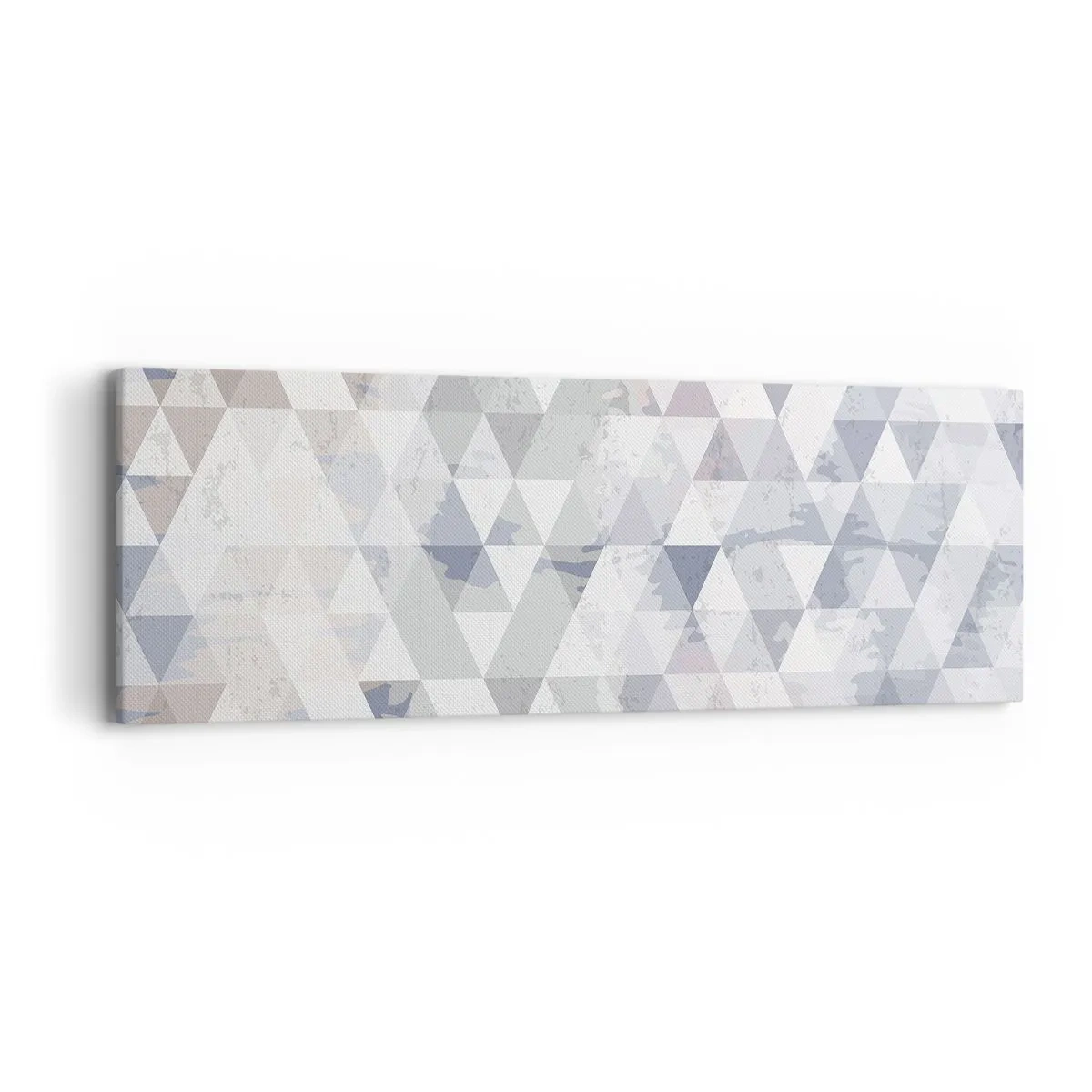 Schilderen op canvas - In ritme op drie - 90x30 cm