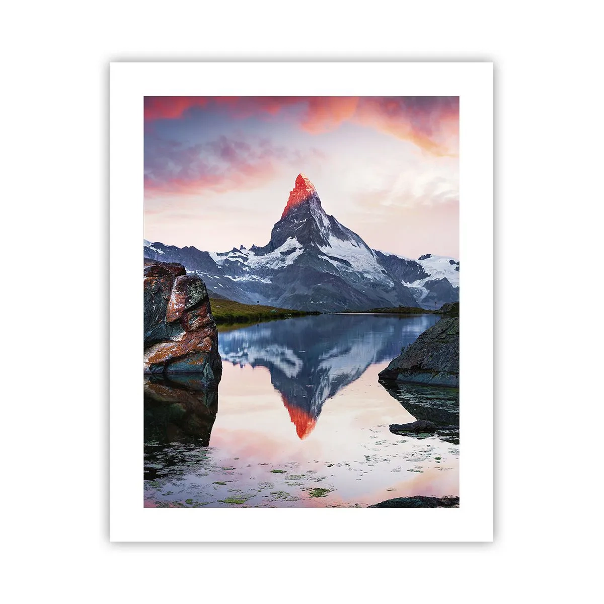 Poster - Het hart van de bergen is heet - 40x50 cm