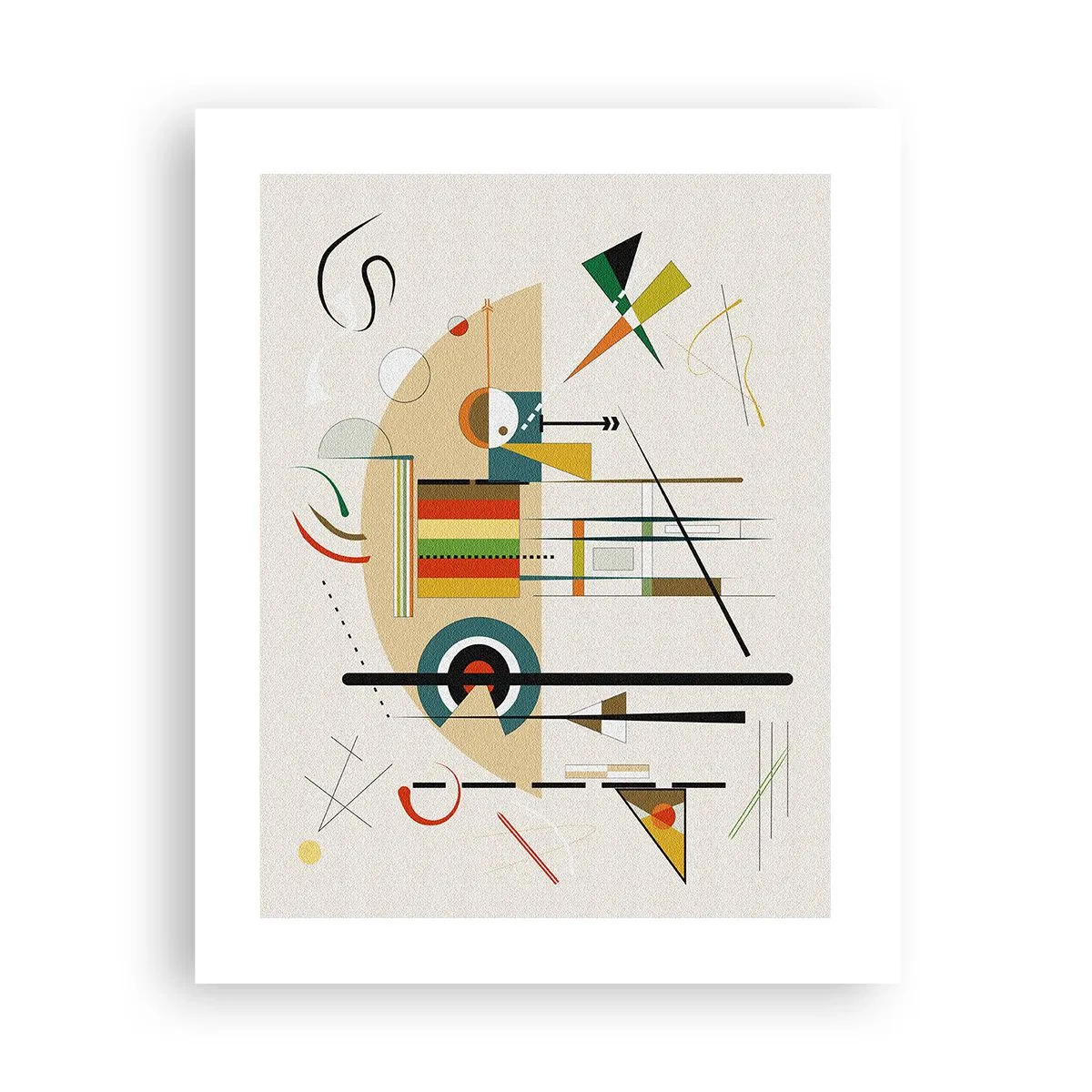 Poster - En de wereld lacht - 40x50 cm