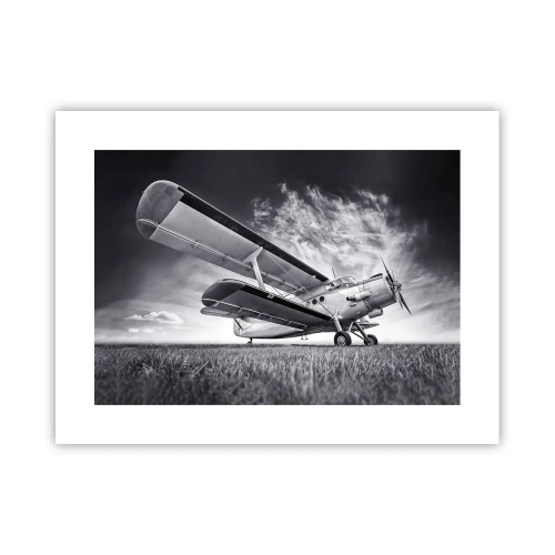 Poster - De gevleugelde zwerver - 40x30 cm