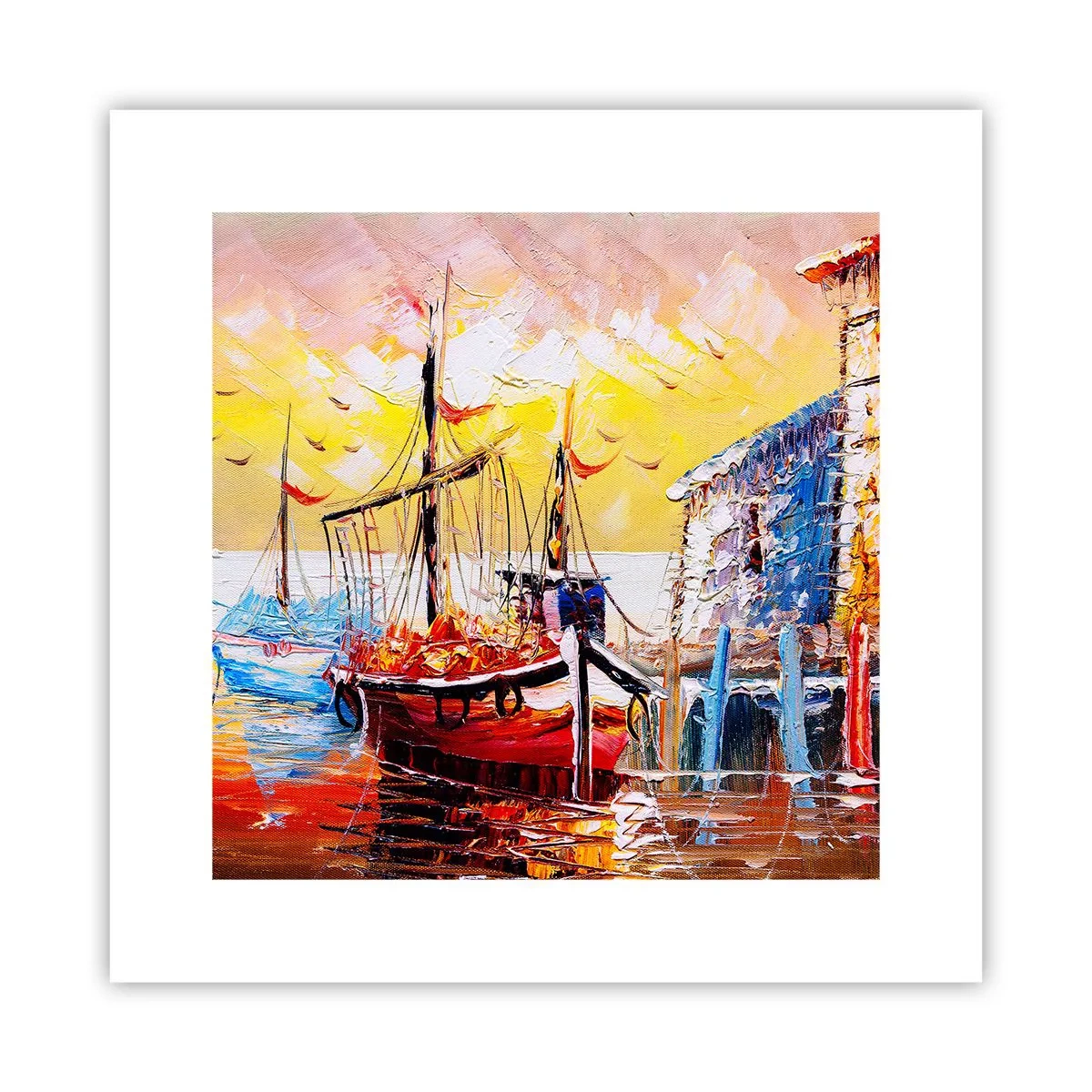 Poster - Gelukkige terugkeer - 30x30 cm