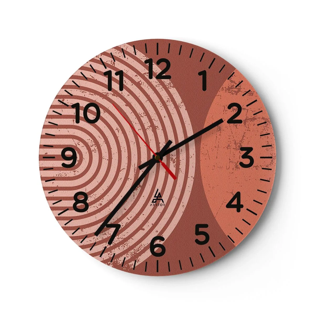 Wandklok - Klok - Een nauwe band - 40x40 cm