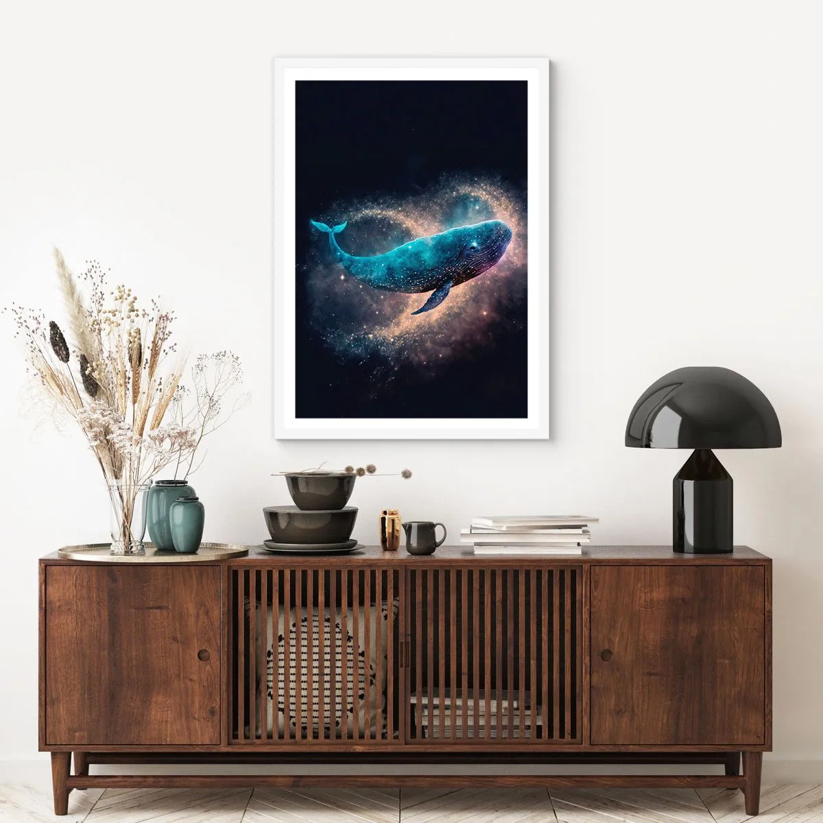 Poster in een witte lijst - Er is zo’n wereld… - 40x50 cm
