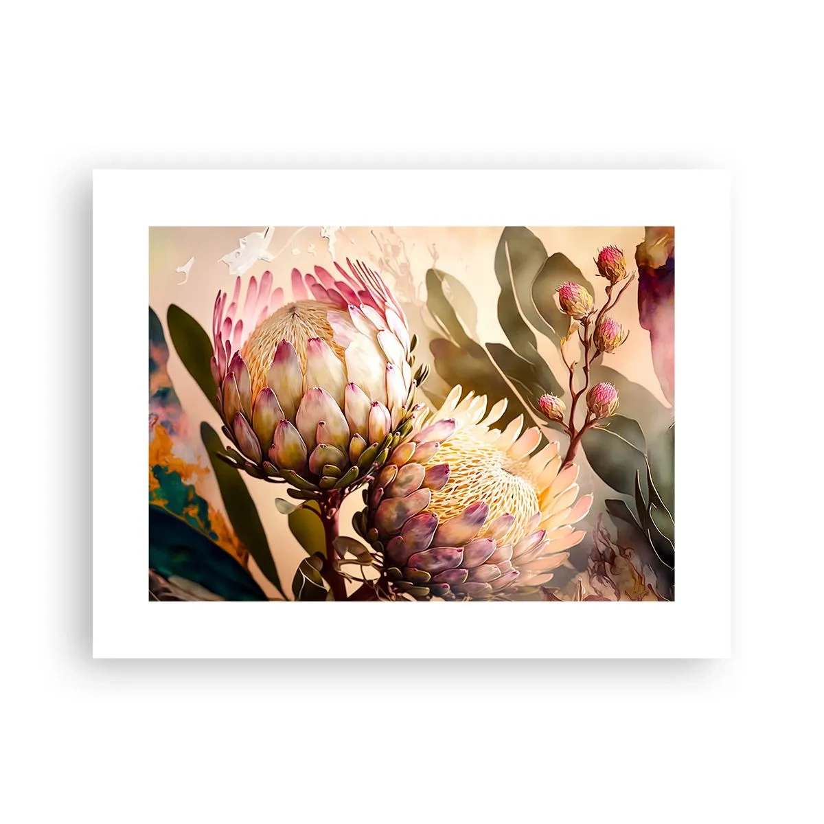 Poster - Teeder omarmd - 40x30 cm