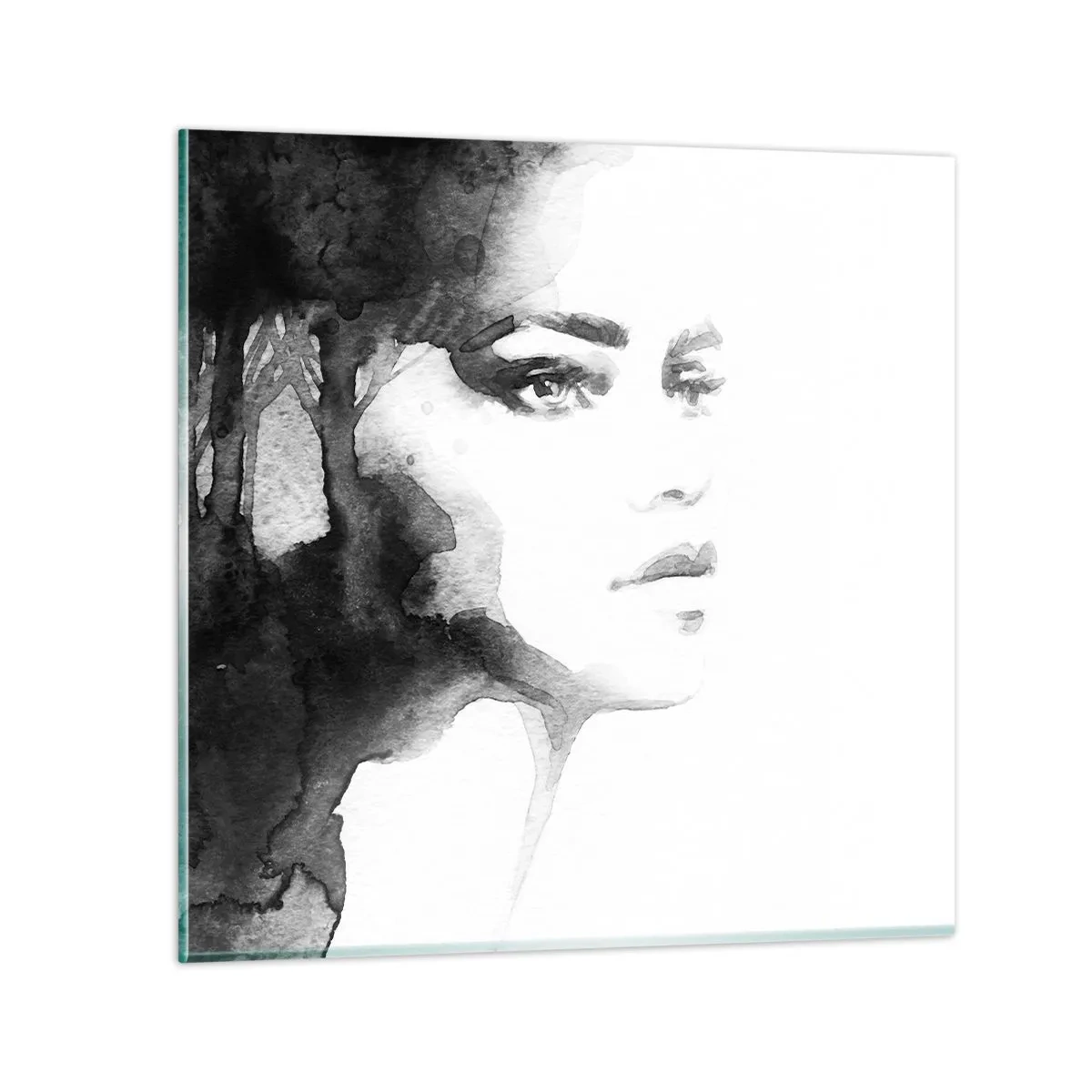 Schilderen op glas - Gemaakt van mysterie en mist - 30x30 cm