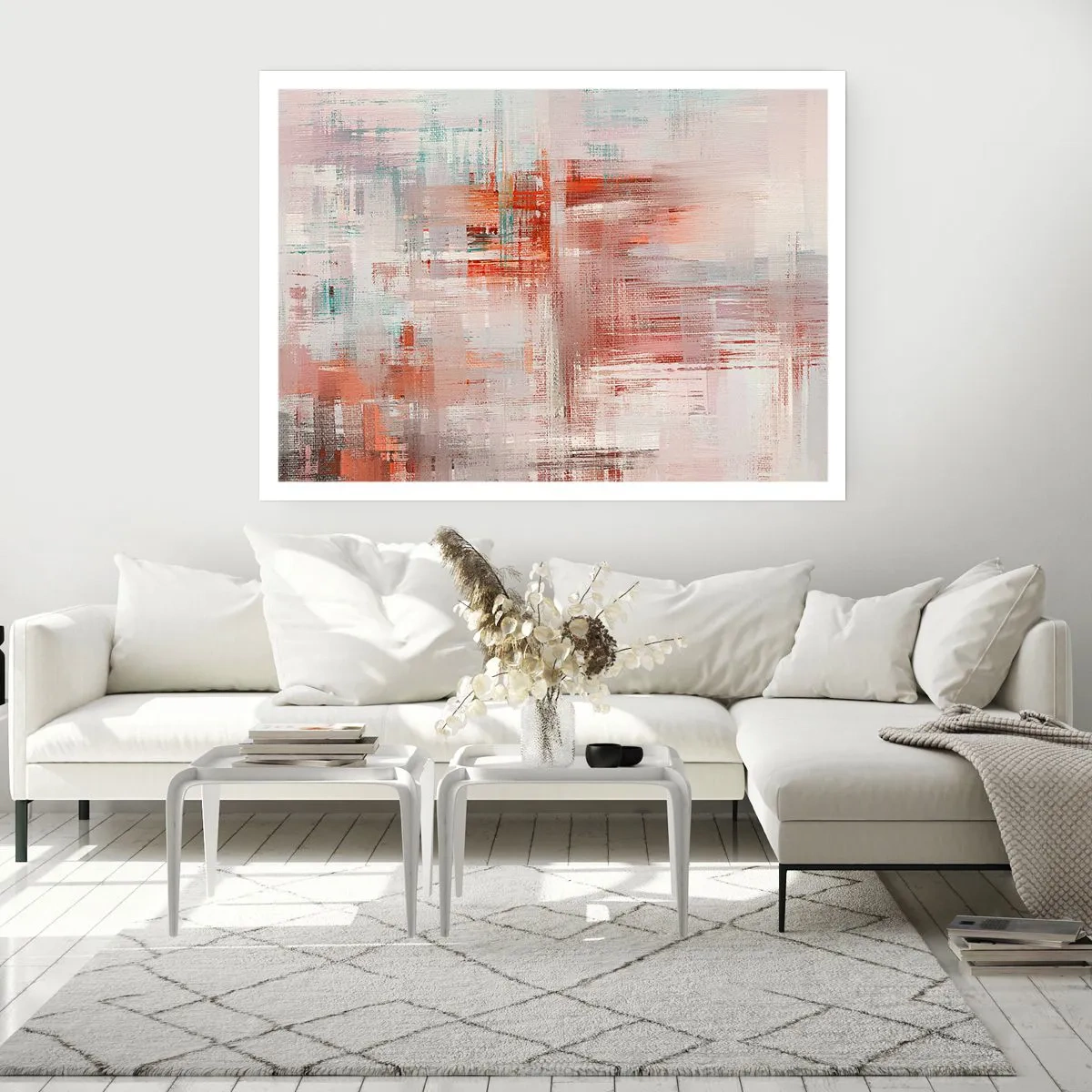 Poster - Vaag. Maar roze - 40x30 cm