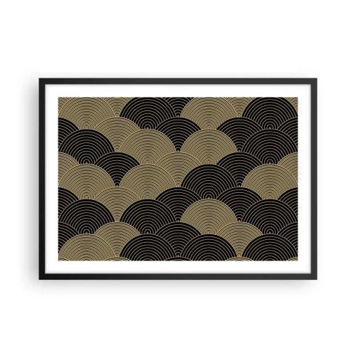 Poster in een zwarte lijst - Eenheid in veelheid - 70x50 cm