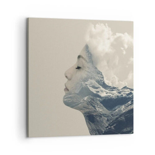 Schilderen op canvas - De schoonheid van de elementen - 60x60 cm