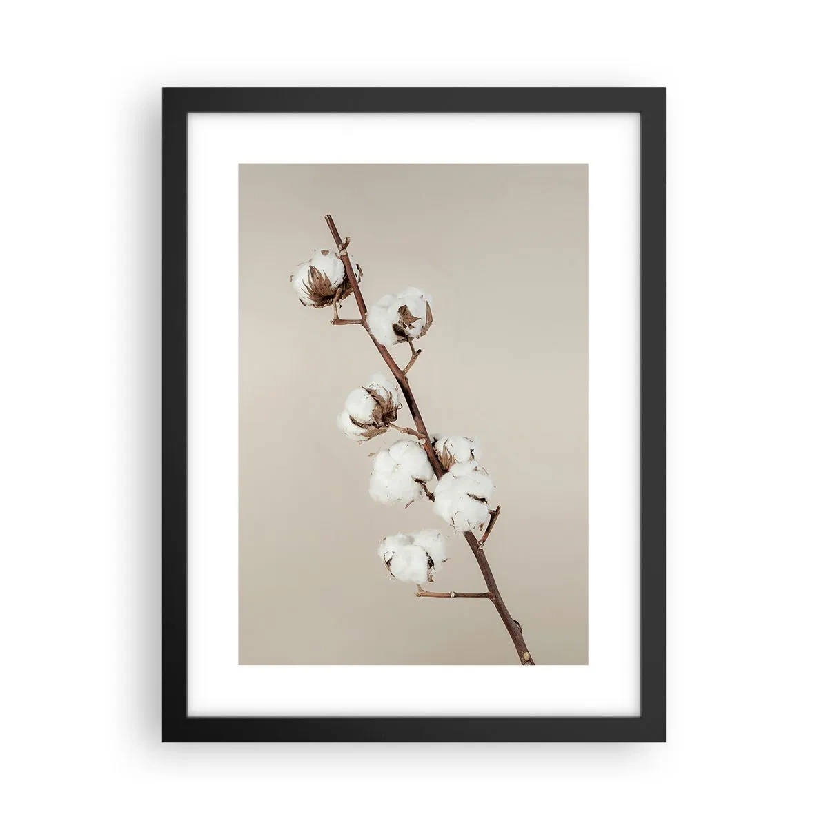 Poster in een zwarte lijst - Aan de bron van zachtheid - 30x40 cm