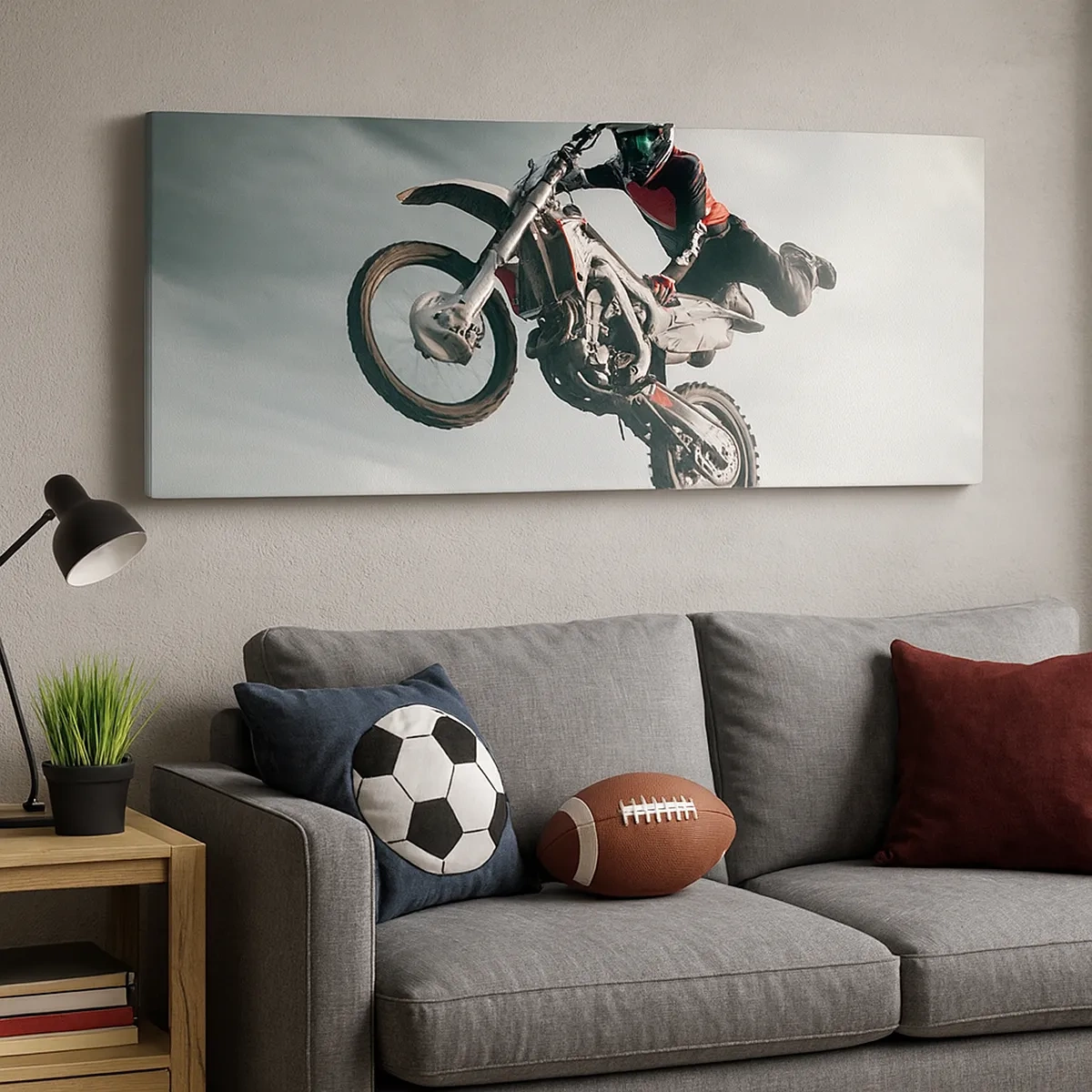 Schilderen op canvas - Er is geen plezier zonder risico - 30x30 cm